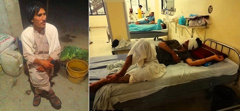 عبد الباقي في المستشفى، وصورة له قبل الحادث